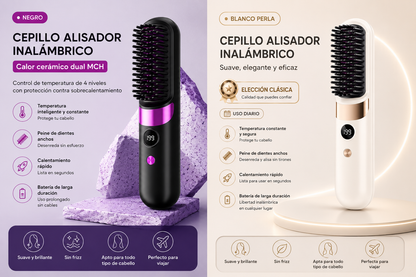 Cepillo Alisador Inalámbrico