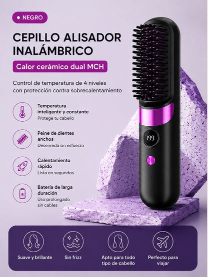 Cepillo Alisador Inalámbrico